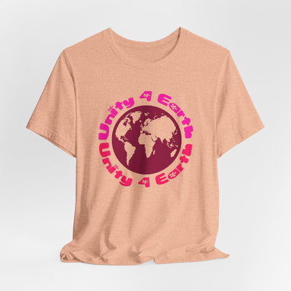 Unity 4 Earth Pink T-Shirt Short Sleeve