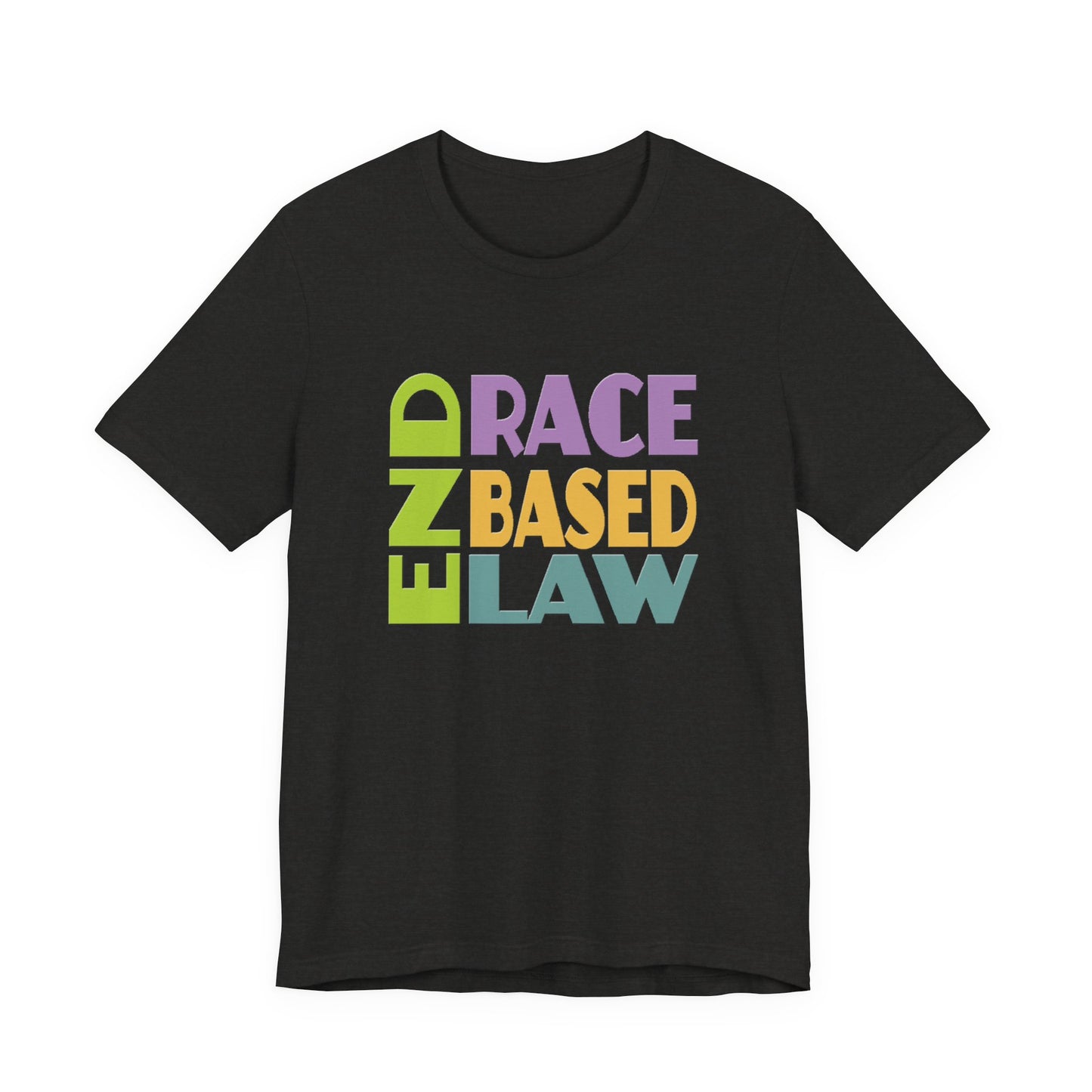 END RACE BASED LAW Pastel T-Shirt Short Sleeve