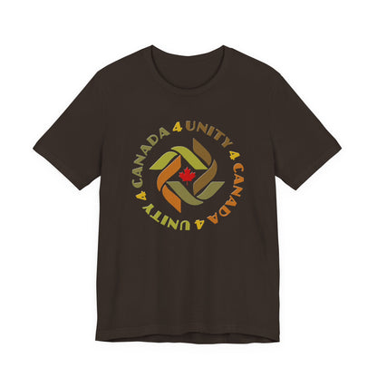 Unity 4 Canada Earth Tones T-Shirt Short Sleeve
