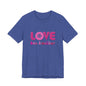 Love One Another T‑Shirt — Retro Pink Flower Peace Tee