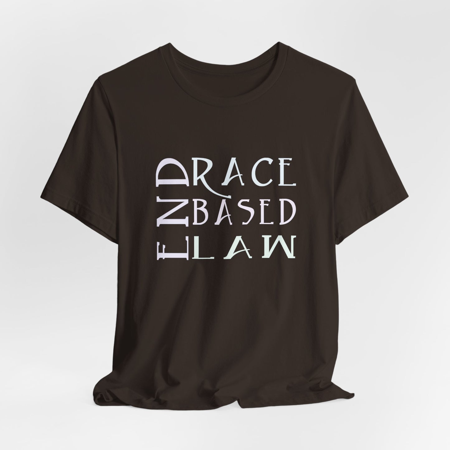 END RACE BASED LAW  Slim Pastel T-Shirt Short Sleeve