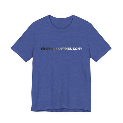 Victory Of The Light Grey Banner T-Shirt Short Sleeve