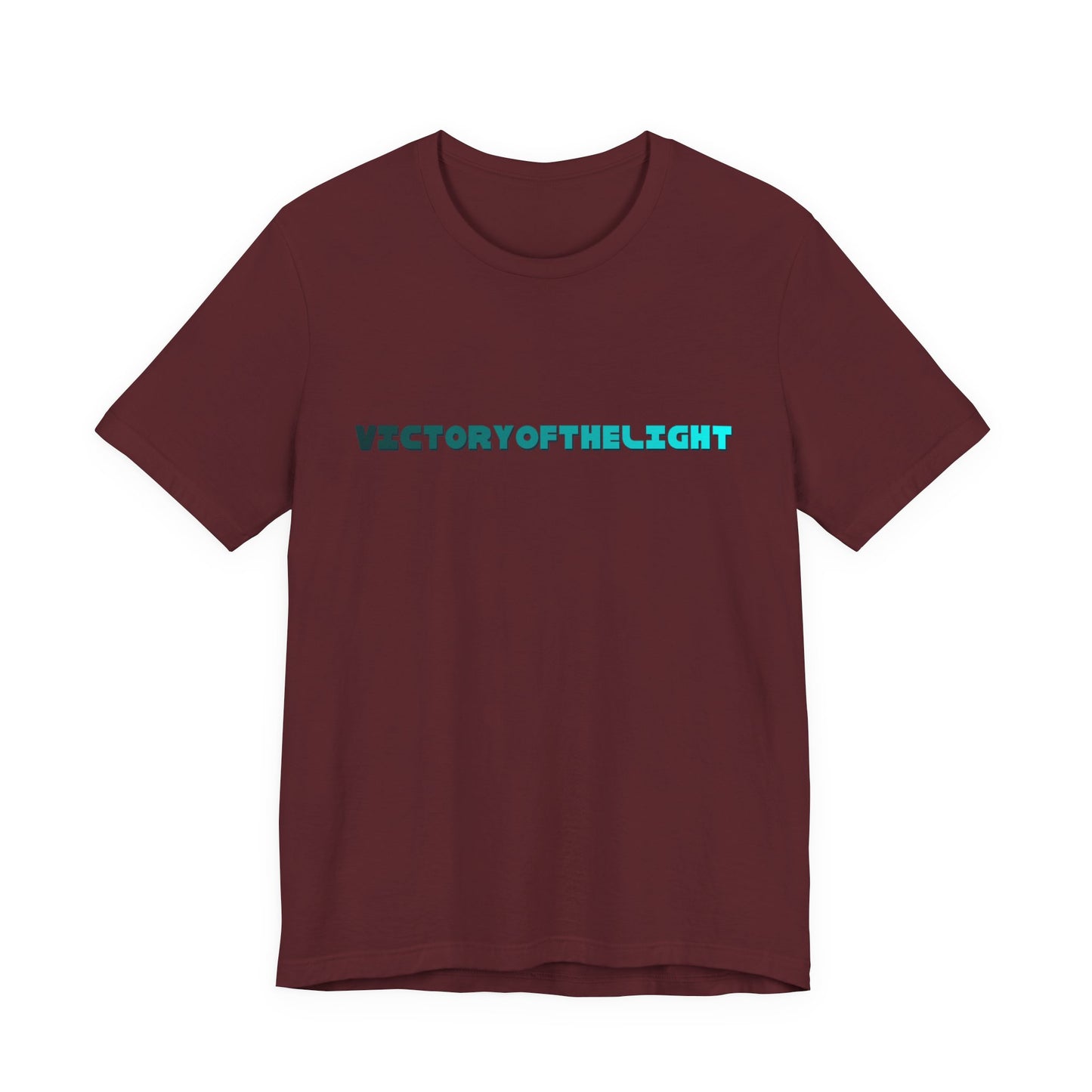 Victory Of The Light  Blue Banner T-Shirt Short Sleeve
