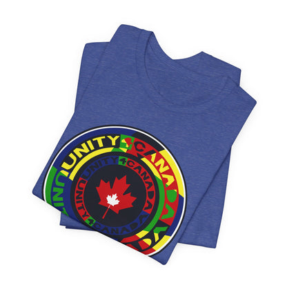Unity 4 Canada Multi Colour T-Shirt Short Sleeve