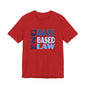 END RACE BASED LAW Blue T-Shirt Short Sleeve