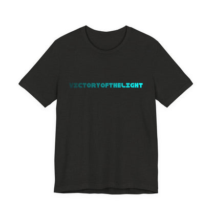 Victory Of The Light  Blue Banner T-Shirt Short Sleeve