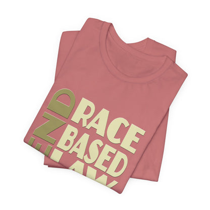 END RACE BASED LAW Beige T-Shirt Short Sleeve