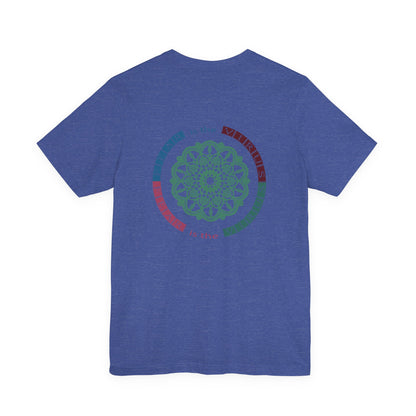 Fear Is The Virus 1 (front) 2 (back) T-Shirt Short Sleeve