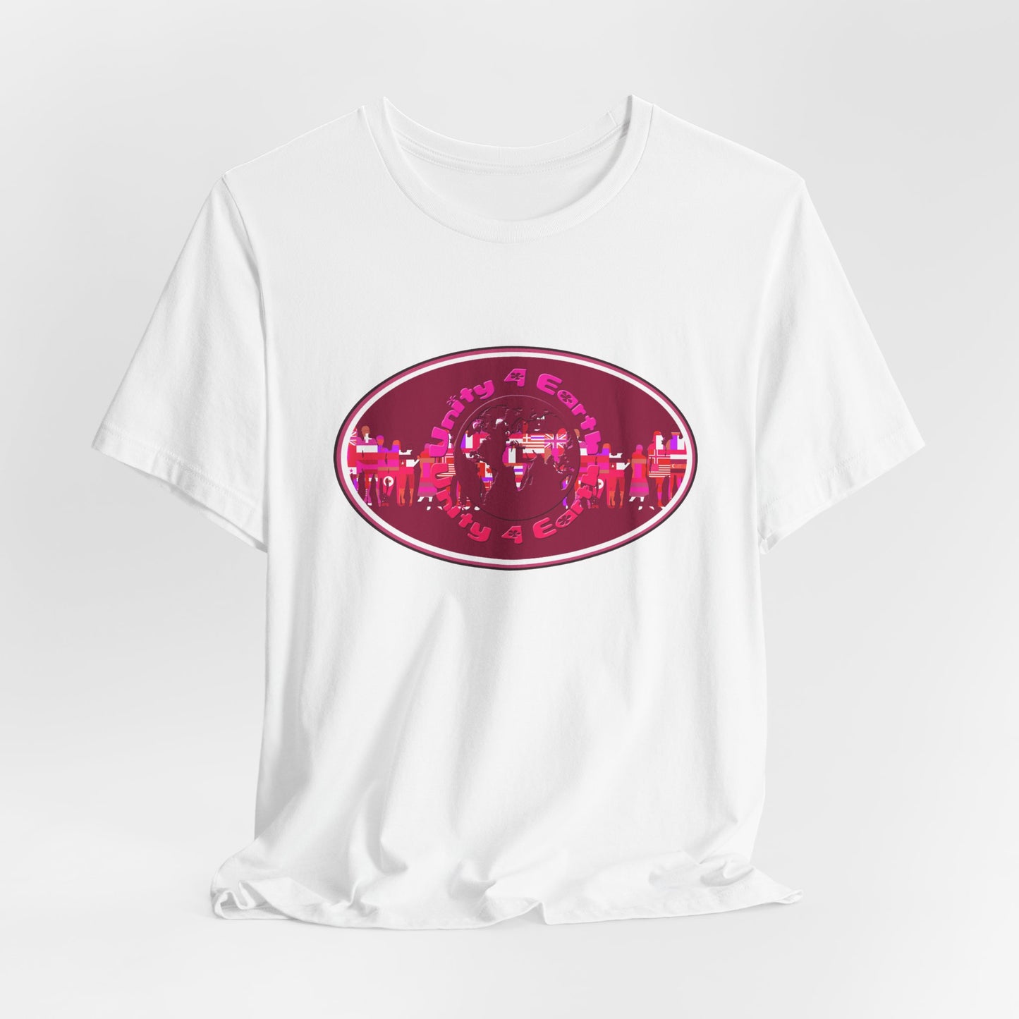 Unity 4 Earth Oval T-Shirt Short Sleeve