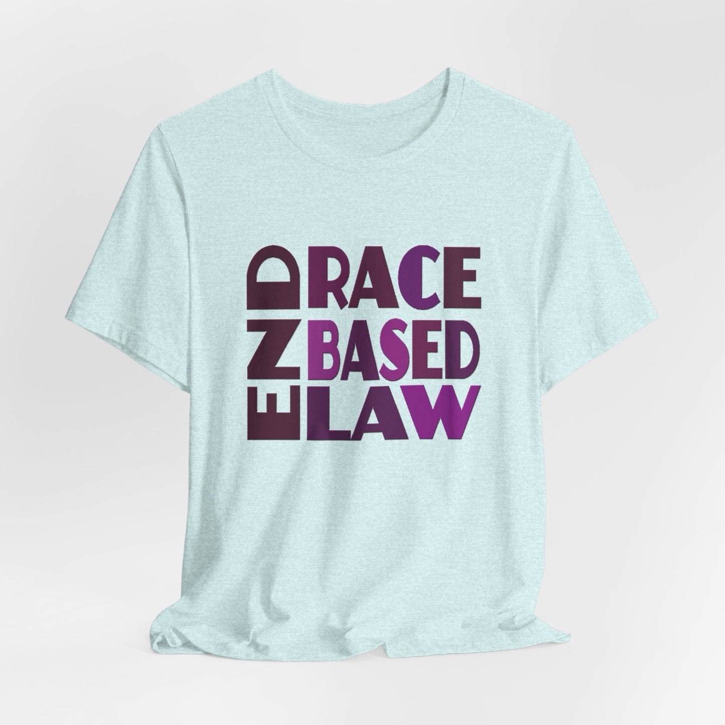 END RACE BASED LAW Purple T-Shirt Short Sleeve