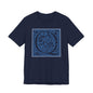 Q Scroll Blue T-Shirt Short Sleeve
