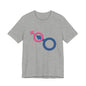 Man In Woman T-Shirt Short Sleeve