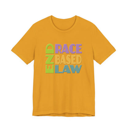 END RACE BASED LAW Pastel T-Shirt Short Sleeve