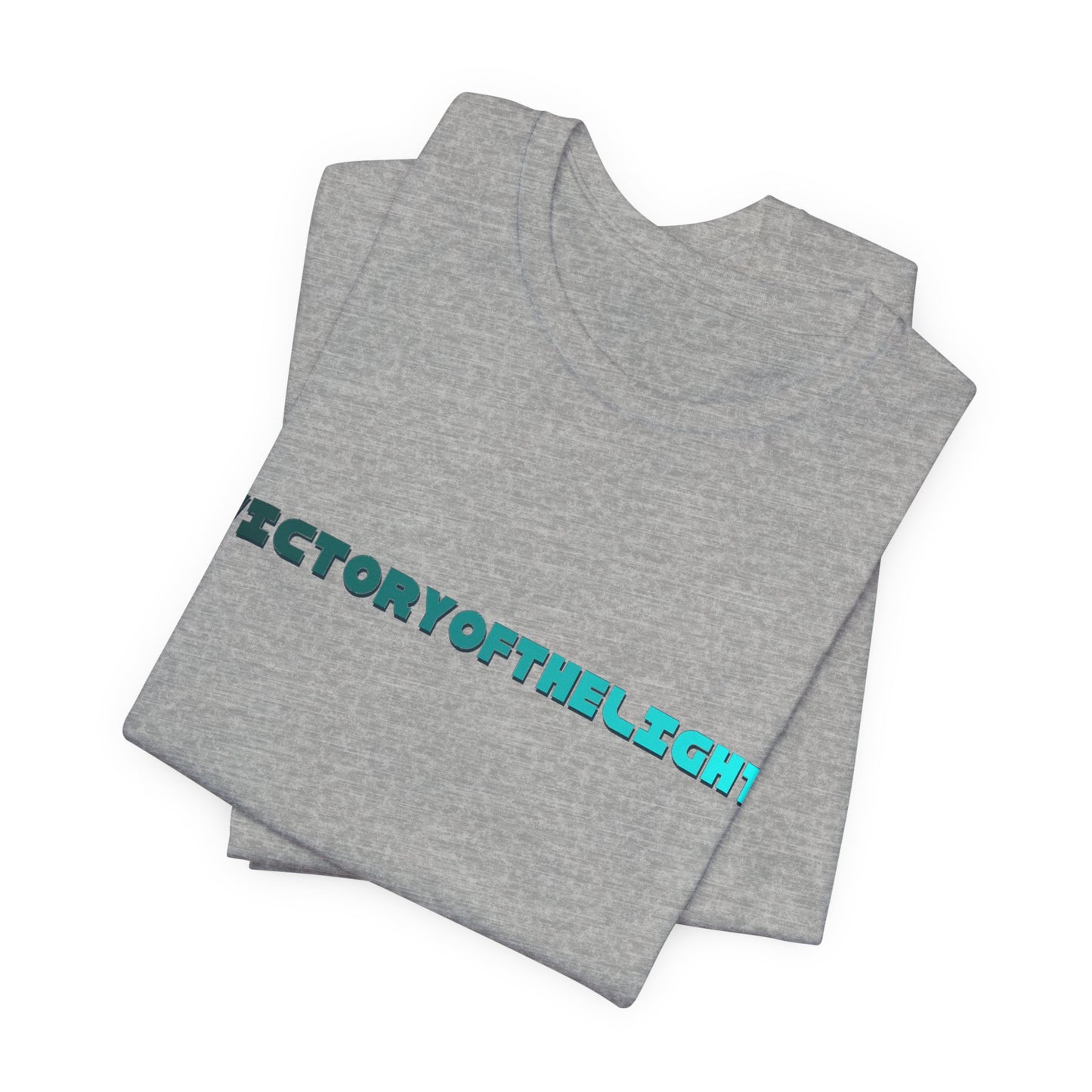 Victory Of The Light  Blue Banner T-Shirt Short Sleeve