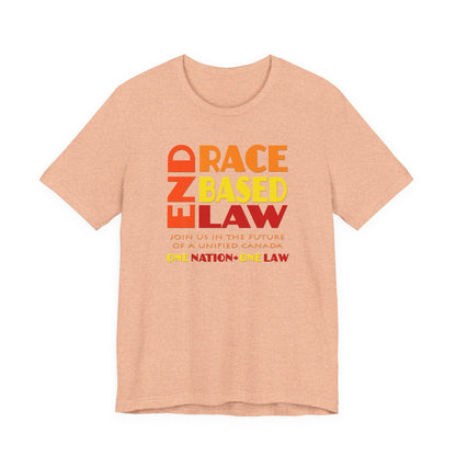 END RACE BASED LAW Canada Sunset T-Shirt Short Sleeve