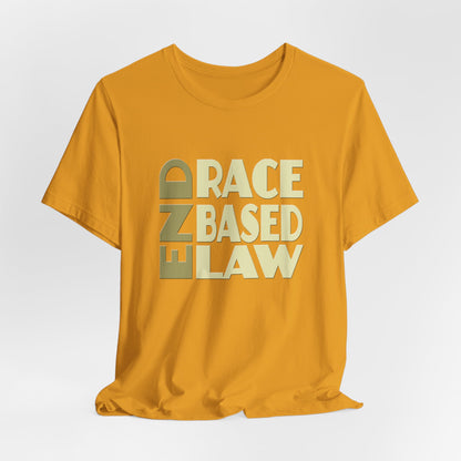 END RACE BASED LAW Beige T-Shirt Short Sleeve