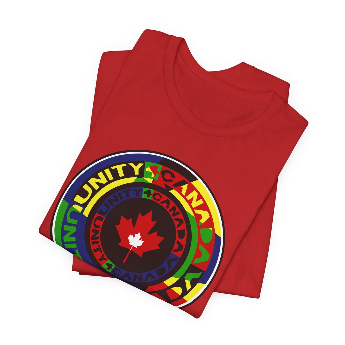 Unity 4 Canada Multi Colour T-Shirt Short Sleeve