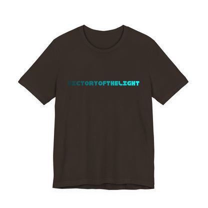 Victory Of The Light  Blue Banner T-Shirt Short Sleeve