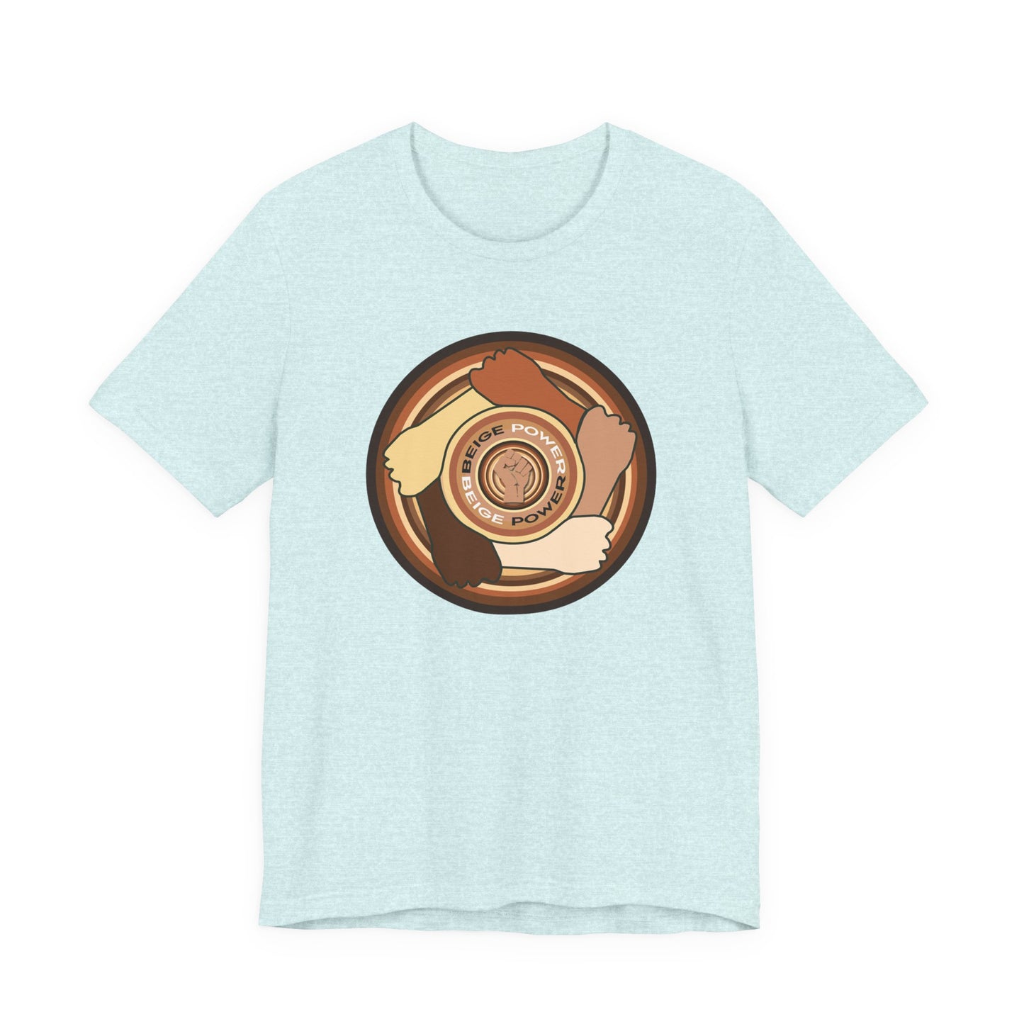 Beige Power T-Shirt Short Sleeve