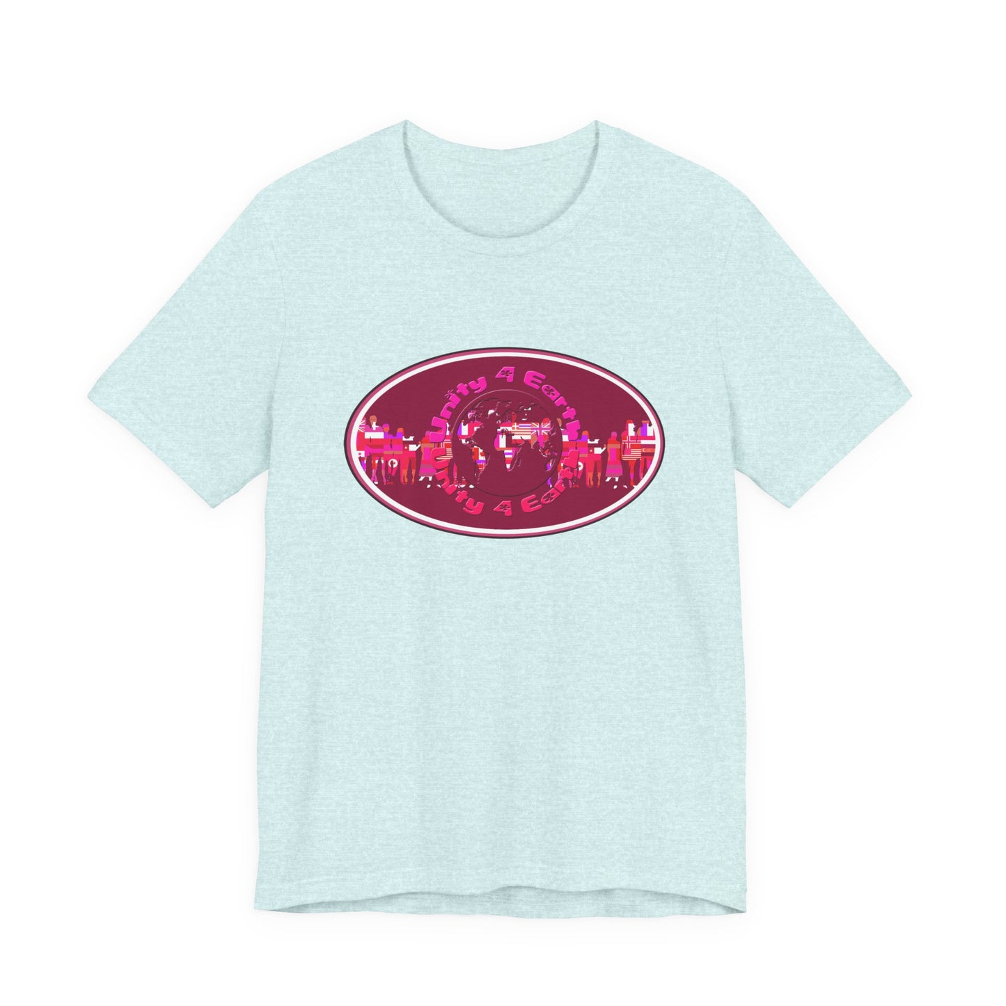 Unity 4 Earth Oval T-Shirt Short Sleeve