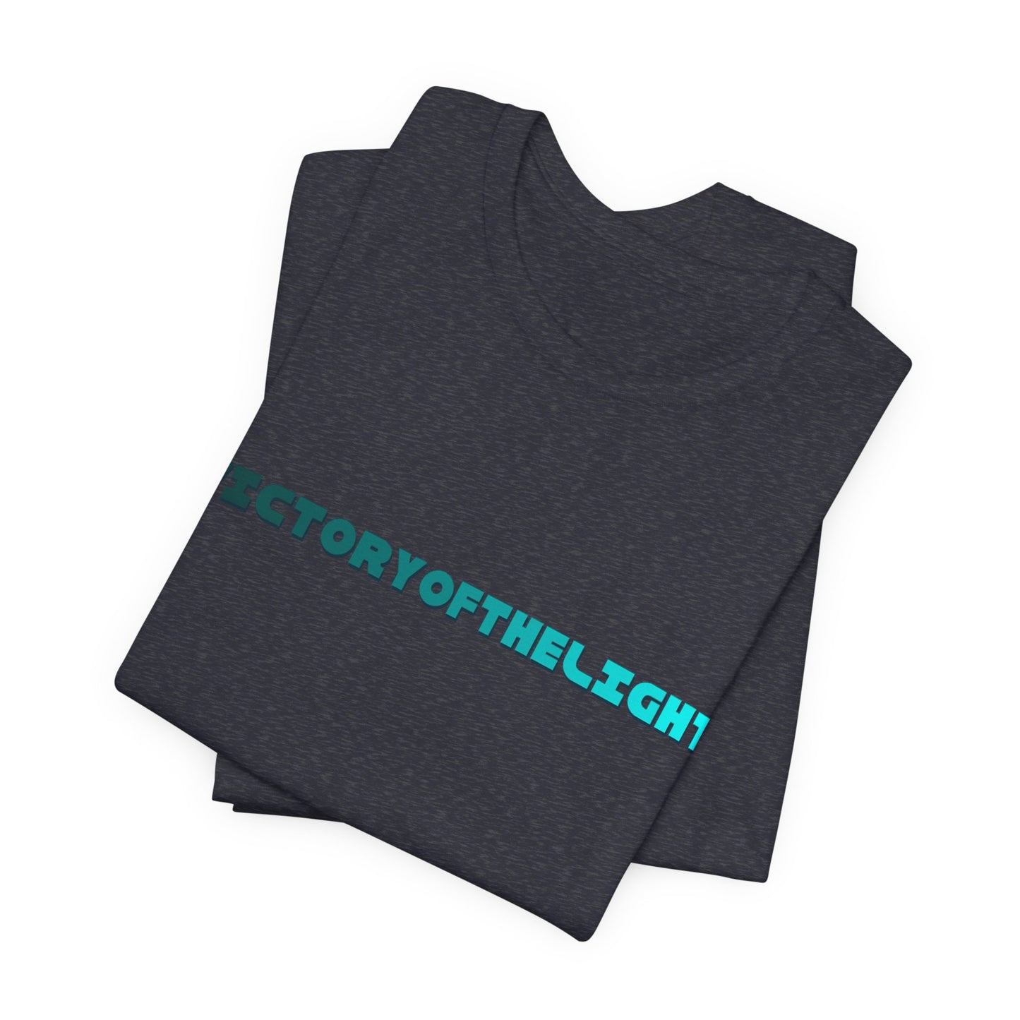 Victory Of The Light  Blue Banner T-Shirt Short Sleeve