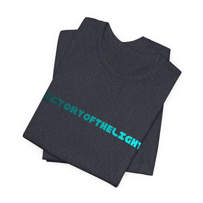 Victory Of The Light  Blue Banner T-Shirt Short Sleeve