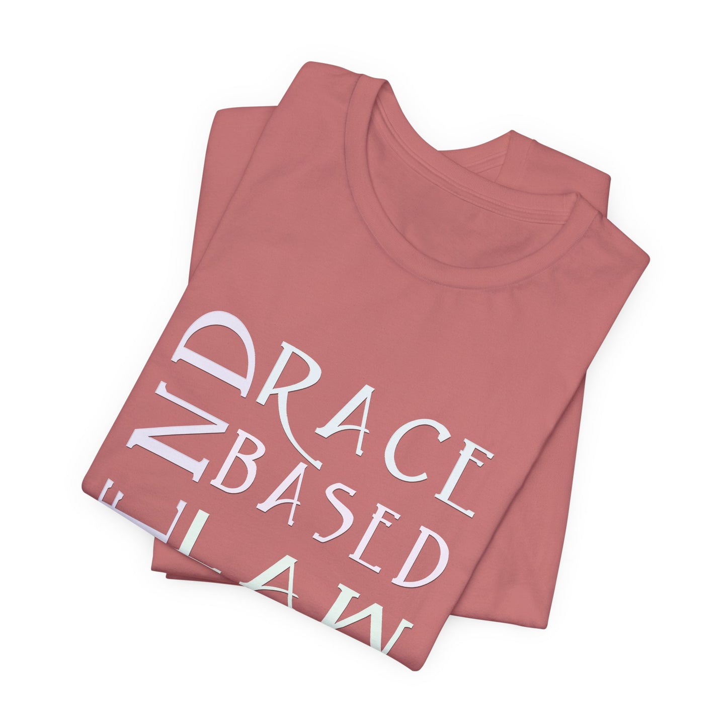 END RACE BASED LAW  Slim Pastel T-Shirt Short Sleeve