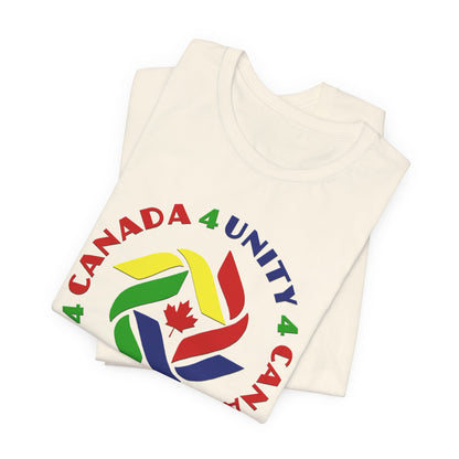 Unity 4 Canada Crayon Colours T-Shirt Short Sleeve