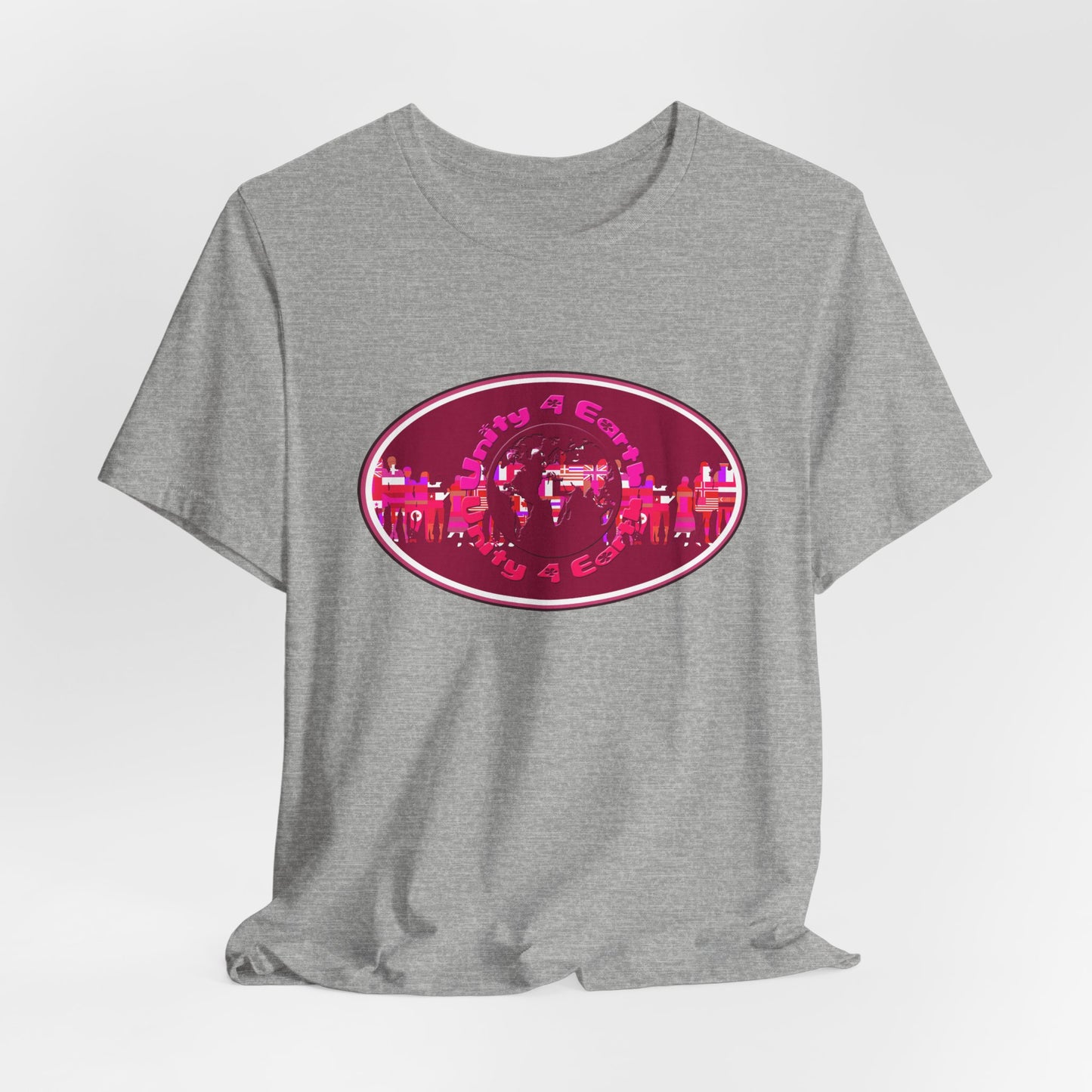 Unity 4 Earth Oval T-Shirt Short Sleeve