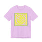 Q Scroll Yellow T-Shirt Short Sleeve