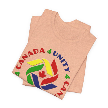 Unity 4 Canada Crayon Colours T-Shirt Short Sleeve