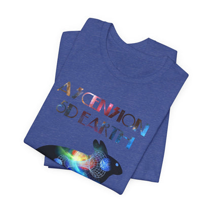 Ascension 5D Earth Rabbit T-Shirt Short Sleeve
