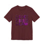 END RACE BASED LAW Purple T-Shirt Short Sleeve