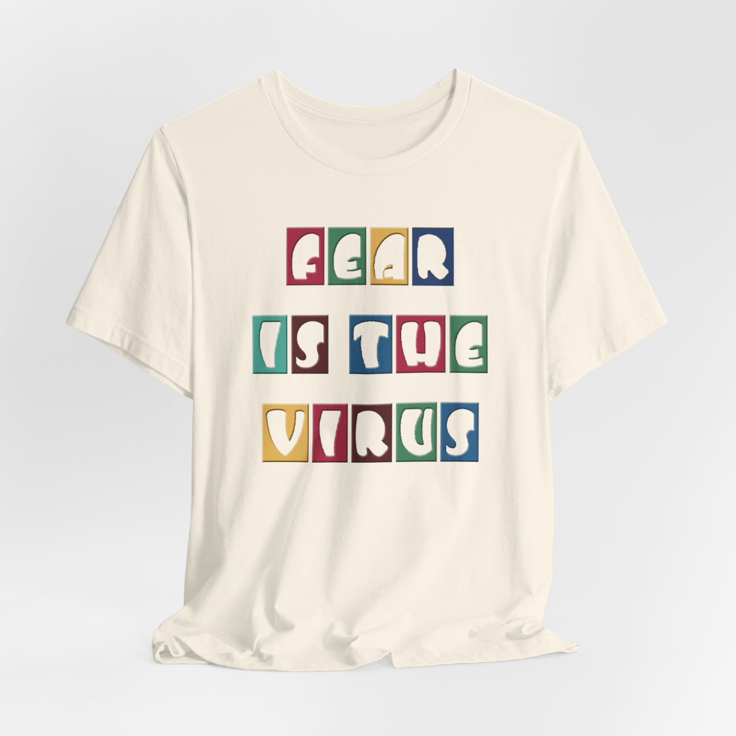 Fear Is The Virus 8 Multi Colour T-Shirt Short Sleeve
