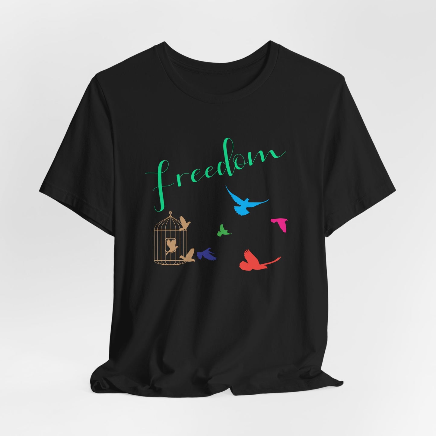 Freedom Birds T‑Shirt Short Sleeve