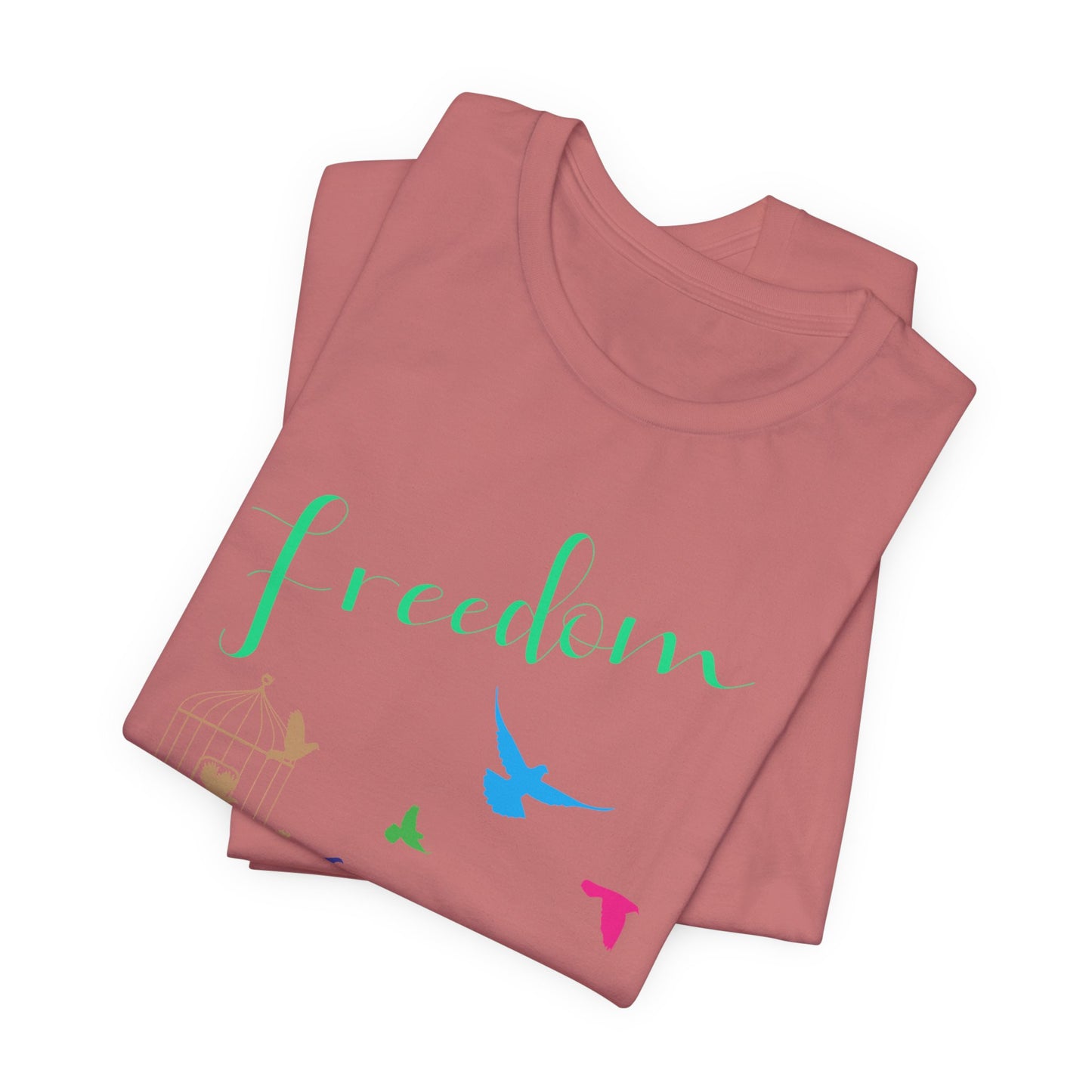 Freedom Birds T‑Shirt Short Sleeve