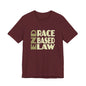 END RACE BASED LAW Beige T-Shirt Short Sleeve
