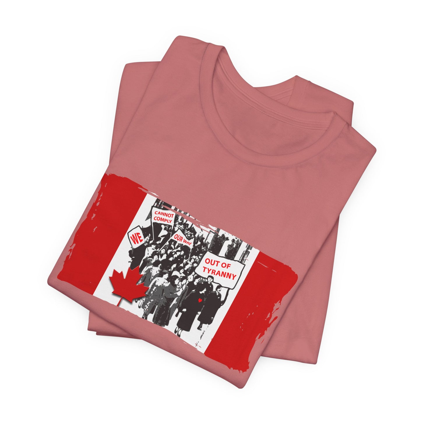 We Cannot Comply Our Way Our Of Tyranny  T-Shirt Short Sleeve