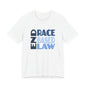 END RACE BASED LAW Blue T-Shirt Short Sleeve