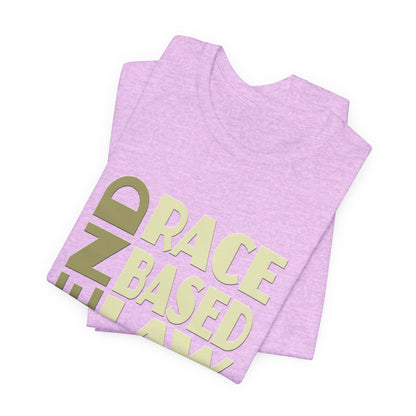 END RACE BASED LAW Beige T-Shirt Short Sleeve