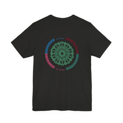 Fear Is The Virus 1 (front) 2 (back) T-Shirt Short Sleeve