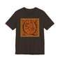 Q Scroll Orange T-Shirt Short Sleeve