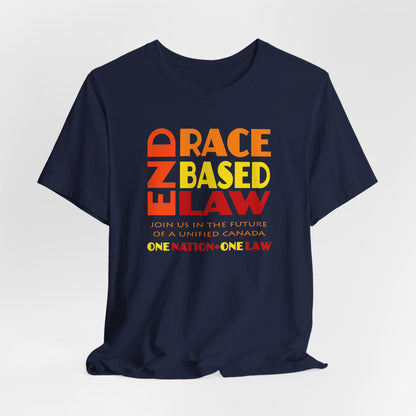 END RACE BASED LAW Canada Sunset T-Shirt Short Sleeve