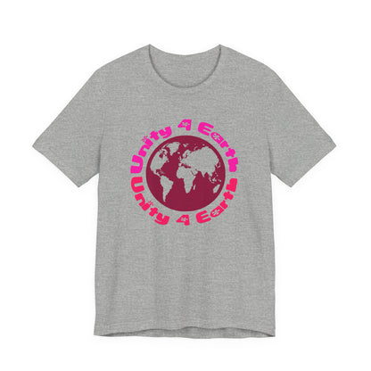 Unity 4 Earth Pink T-Shirt Short Sleeve