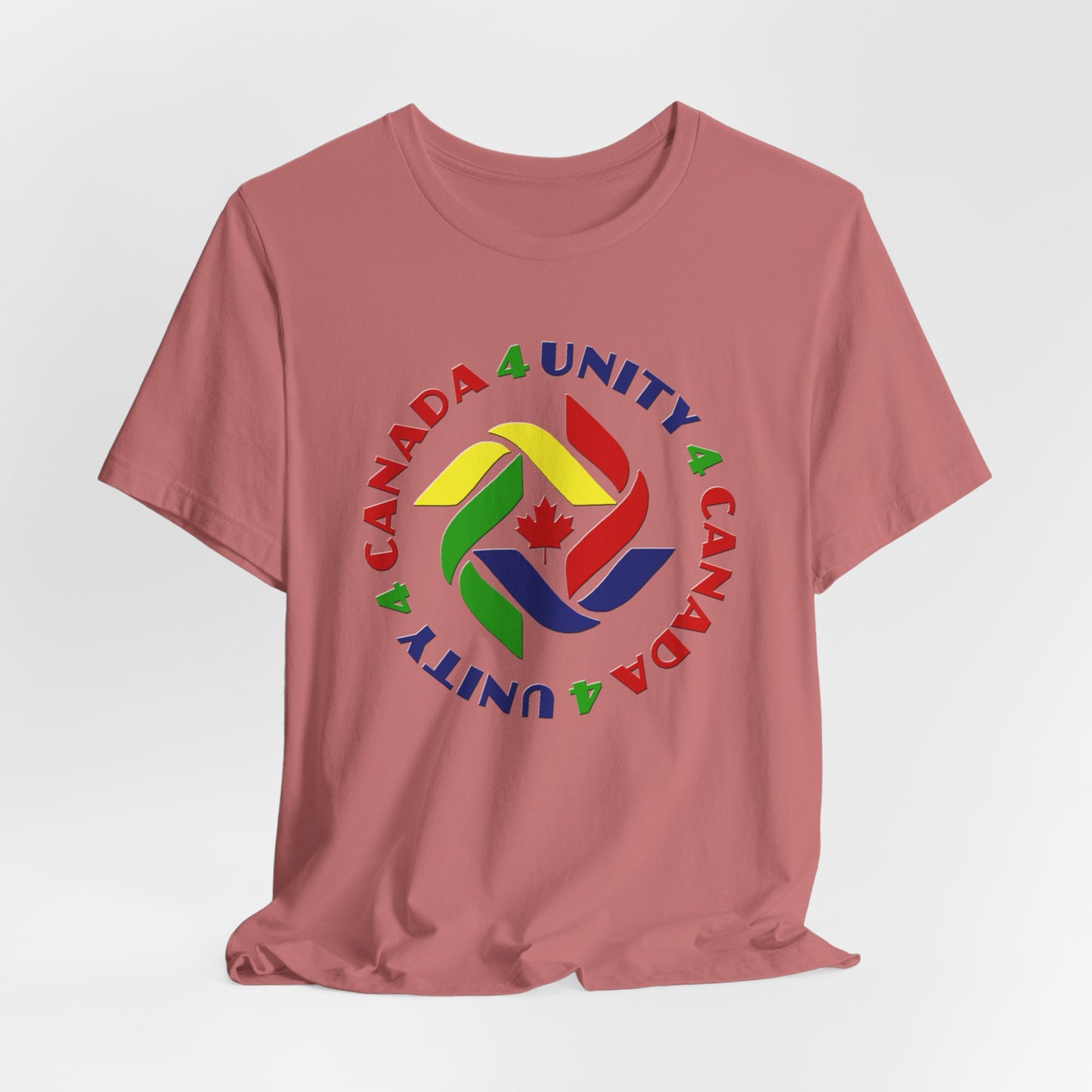 Unity 4 Canada Crayon Colours T-Shirt Short Sleeve
