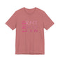 END RACE BASED LAW Slim Pink T-Shirt Short Sleeve