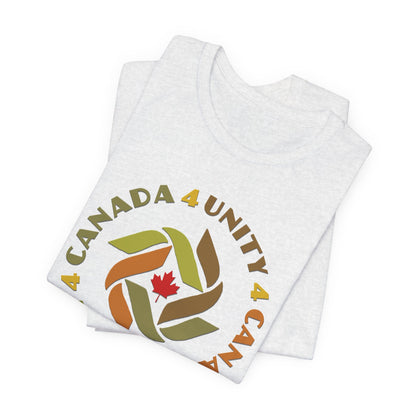 Unity 4 Canada Earth Tones T-Shirt Short Sleeve