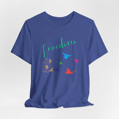 Freedom Birds T‑Shirt Short Sleeve
