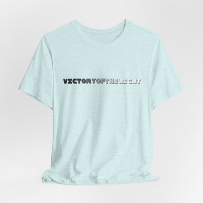Victory Of The Light Grey Banner T-Shirt Short Sleeve