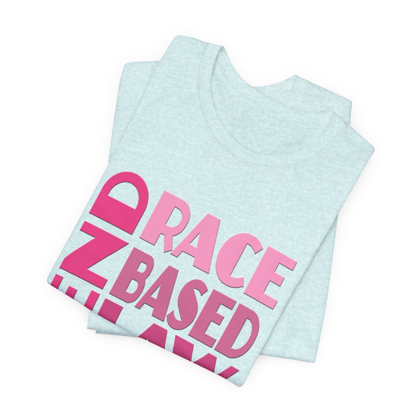 END RACE BASED LAW Pink T-Shirt Short Sleeve